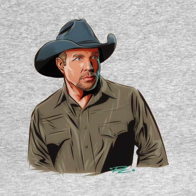 Garth Brooks - An illustration by Paul Cemmick by PLAYDIGITAL2020